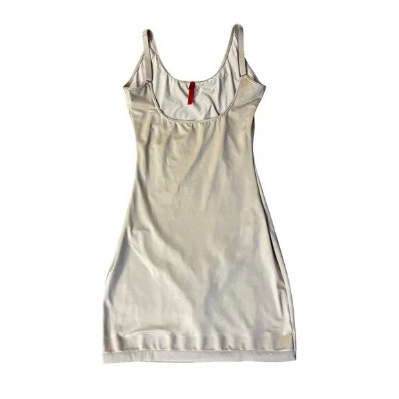 Spanx Shaper Dress Body Suit Womens L Used Nude 04112700 - Picture 3 of 16